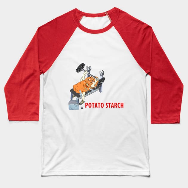 Strong potato Baseball T-Shirt by DC ´s Store